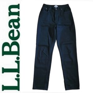 10Tall LL Bean High Rise Original Fit/Relaxed Jeans Tall Black